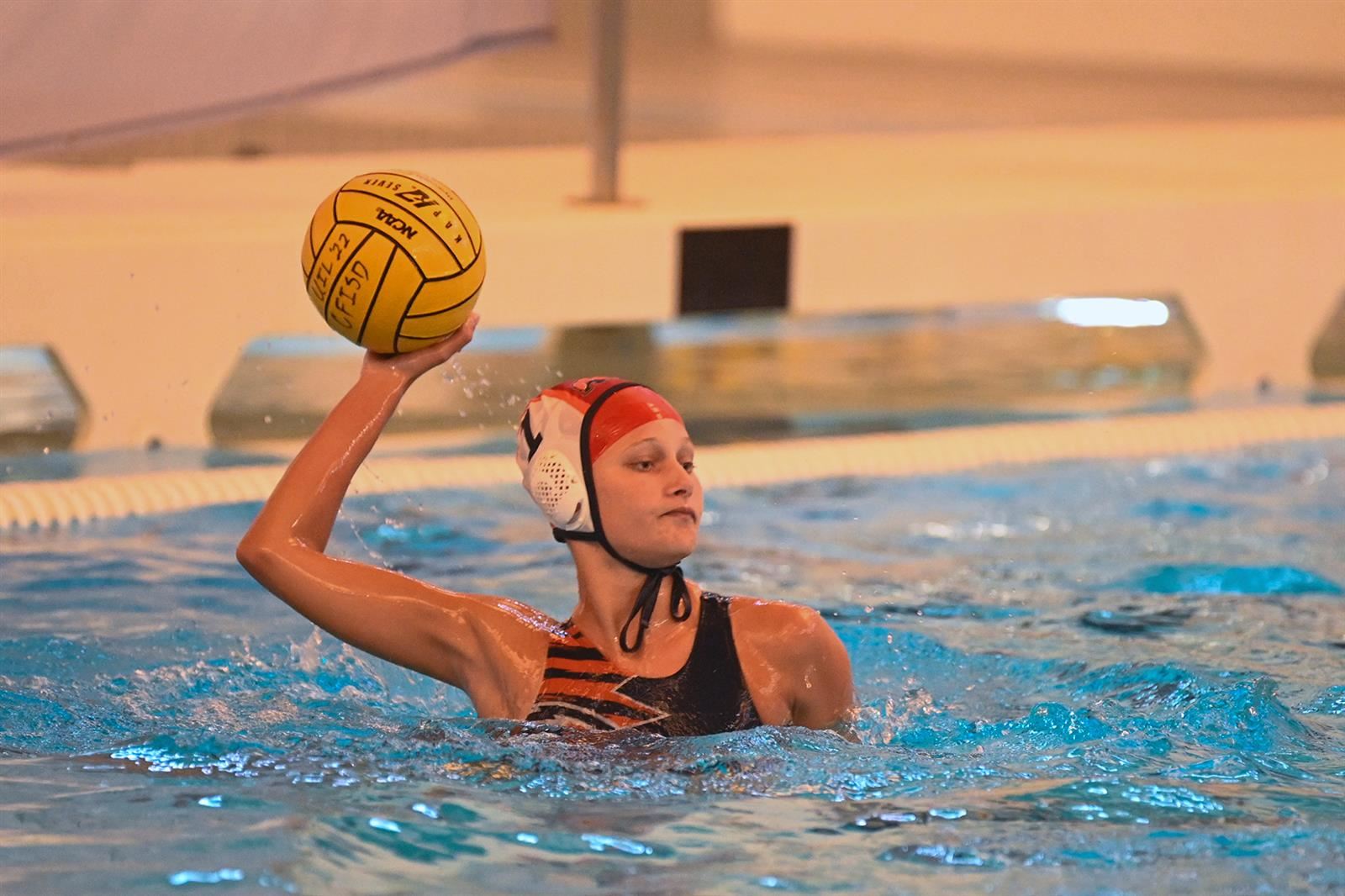 Bridgeland High School junior Hannah Heinrich was voted the District 16-6A girls’ water polo Goalkeeper of the Year. 